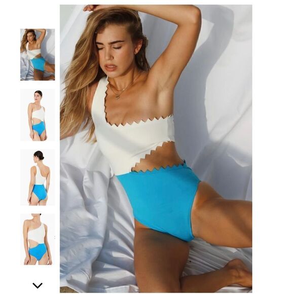Onia Waterfall Scuba Betty One Piece Size S NWOT - Picture 1 of 6
